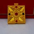 Panchadhatu Jantar Gold Plated Pendant Cultural Jewellery Item. 