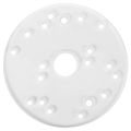 High Visibility 6.5 inch / 164mm Diameter Universal Router Base Plate Transparent Acrylic Material 7.5mm Thickness Router Base Plate Kit Pre-drilled Mounting Holes 30.5mm Middle Hole Router Base Replacement for Woodworking Routing and Trimming. 