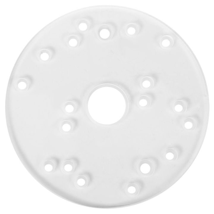 High%20Visibility%206.5%20inch%20/%20164mm%20Diameter%20Universal%20Router%20Base%20Plate%20Transparent%20Acrylic%20Material%207.5mm%20Thickness%20Router%20Base%20Plate%20Kit%20Pre-drilled%20Mounting%20Holes%2030.5mm%20Middle%20Hole%20Router%20Base%20Replacement%20for%20Woodworking%20Routing%20and%20Trimming%20-%20Image%203