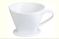 Hand Punch Coffee Filter cone Cup Ceramic. 