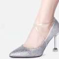 1 Pairs Clear Detachable Invisible Anti-Slip Attachable Ankle Straps Shoe Belt Bands for Holding High Heels Shoes. 