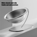 NAMUNY Raised Cat Dish Stainless Steel Dog Food Container Pet Feeding Accessories Large Lifted Cat Bowl with Stable Base. 