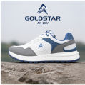 Goldstar Men's AX-2EV Casual Sneakers (White/Grey). 