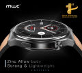 MWC CALLISTO Watch Pro | MW01 | BT 5.4 | 1.43" Super Smooth HD AMOLED Display  | Premium Quality | iP68 Water Resistant | Wireless Charging | Zinc Allow Frame | Bluetooth Calling | AI Voice | NFC | 7 to 10 Days Backup | 100+ Sports Mode | Black. 