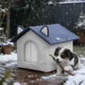 Durable Warm Outdoor Cat House Waterproof Moisture-Proof Base Insulated Pet Shelter Windproof Enclosed Design Stray Cat Shelter Garden. 