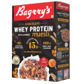 BAGRRYS WHEY PROTEIN MUESLI (500g) | CHOCOLATE, ALMONDS. 