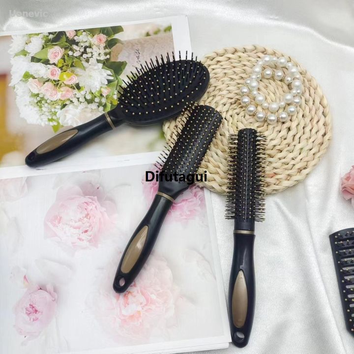Difutagui%20Mo%20Elastic%20Comb%20Airbag%20Color%20Women's%20Comb,%201/3%20High%20Quality%20Piece%20Black%20Comb%20for%20Straight%20and%20Curly%20Hair%20-%20Image%202