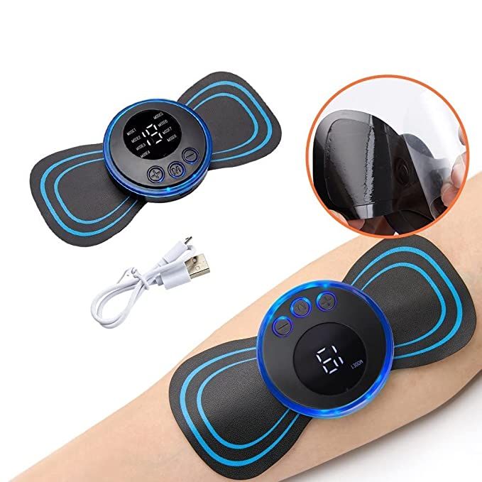 EMS Rechargeable Mini Massager for Whole Body With Digital Display