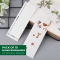 ProArt Studio Watercolor Bookmark Papers 2x6 inches (Pack Of 10), 300GSM- 12 Sheets Acid Free 100% Wood-Pulp Paper. 