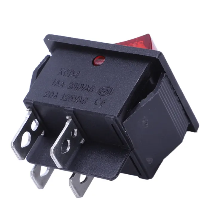 fasdaga%2030%20x%20Red%20Illuminated%20Light%20On/Off%20DPST%20Boat%20Rocker%20Switch%2016A/250V%2020A/125V%20AC%20-%20Image%205