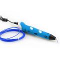 Victorstar 3D Pen Portable Rp-100A Blue + White For 3D Drawing Doodling + Power Adapter + Abs Filament / Amazing Gift For Kids. 