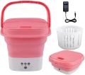 Portable Mini Washing Machine Lightweight Collapsible Bucket Rechargeable. 