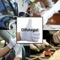 Difutagui 1 Pair White Hand Glove Cotton Sarung Tangan Cotton Bargain price for Work Beauty Fashion Costume Jewelry Eczema. 