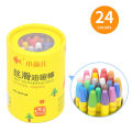 【LoLular design】12/18/24 Color Oil Pastel Crayons Children Baby Graffiti Soft Oil Paint Brush Barrel School Art Drawing Stationery. 