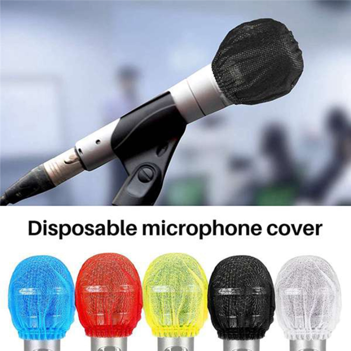 400Pcs%20Handheld%20Microphone%20Hood%20Windscreen%20for%20Karaoke%20KTV%20Recording%20Studio%20White%20-%20Image%206