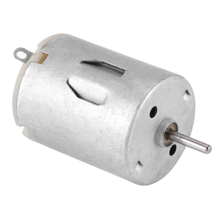 JAERBEE%208000RPM%209V%2068mA%20High%20Torque%20Magnetic%20Cylindrical%20Mini%20DC%20Motor%20Silver%20-%20Image%202