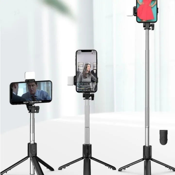 R1S%203%20in%201%20Bluetooth%20Remote%20Control%20Tripod%20Selfie%20Stick%20for%20Makeup,Selfie,Vlogging,Youtube,Live,Iphone/Mi/Vivo/Oppo/Samsung/Gopro,Black%20-%20Image%205