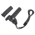1 Pair Universal Rubber Electric Bike Throttle LCD Display 48V Twist Throttle Grip Electric Bicycle Throttle Electric Scooter. 
