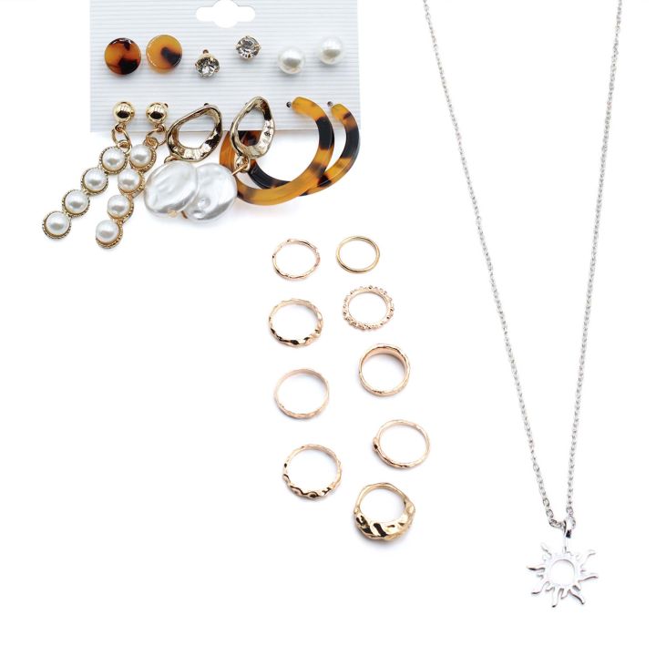 ANX Women's Accessories Set Bundle For Her Necklace/Fashion