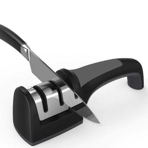 Manual Knife Sharpener 3-Stage Knife Sharpening Tool Professional-Sharpener