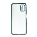 Poco M3 New Model Smokey Hard Cover  Green/Orange. 