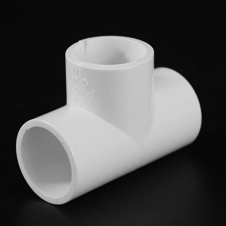 20mm%20PVC%20Tee%203%20Way%20Water%20Pipe%20Tube%20Adapter%20Connectors%20White%2030%20Pcs%20-%20Image%202