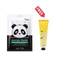 Sadoer Cute Panda Brightening Face Mask – Buy 1 Get 1 Free Lemon Hand Cream. 