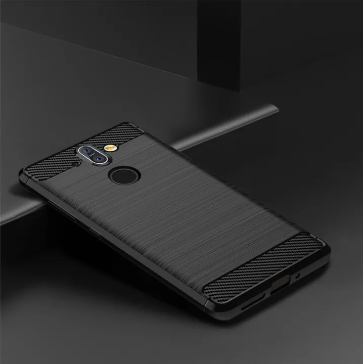 lthmy%20for%20Nokia%208%20Sirocco%20Case%20Carbon%20Fiber%20TPU%20Soft%20Silicone%20Back%20Cover%20Armor%20Phone%20Case%20Casing%20-%20Image%205