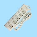 5 Ports Multiplug Extension Cords with Heavy Duty Power Universal Multi Plug. 