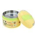 Smart Bento Lunch Box With Double Compartments And Built-In Spoon. 