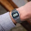 Casio Stainless Steel Digital Watch For Men A158WA-1DF. 