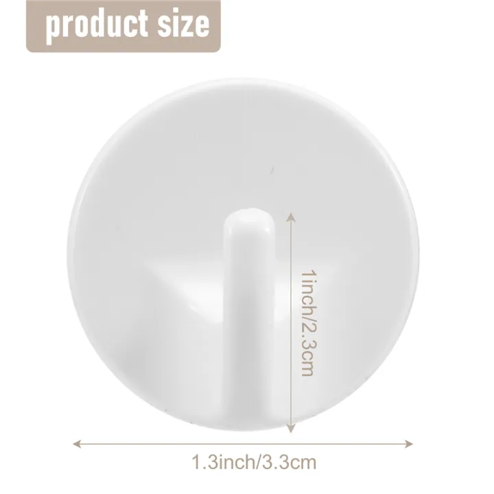 12%20Pcs%20Plastic%20Hooks%20Self%20Adhesive,%20Sticky%20Hooks%20Removable%20Wall%20Hooks,Stick%20on%20Hooks%20for%20Hanging%20Coat%20Cloth%20Towel%20-%20Image%202