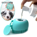 DISICHEN New style New Bathroom Cat Cleaning Brush Bath Massage Gloves Brush Soft Safety Silicone Pet Accessories for Cats Dogs Grooming Supplies. 