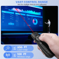 Clicker Wireless, 2-In-1 USB/Type C Rechargeable Presenter Remote Control for PowerPoint, PPT Clicker Red Easy to Use. 