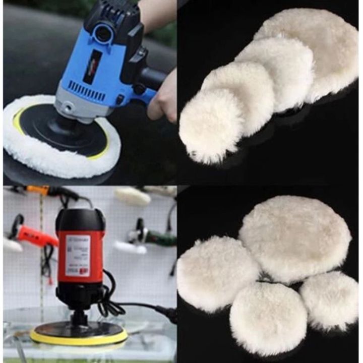 Fashion%203/4/5/6/7%20Inch%20Faux%20Wool%20Buffing%20Pads%20Polishing%20Wheel%20Paint%20Waxing%20Disc%20Polishing%20Pad%20Reusable%20Car%20Washing%20Buffing%20Clean%20Pad%20-%20Image%203