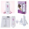 Kemei Km-290R Smooth Glide Epilator for Women Facial Hair, Portable Cordless Razor Hair Removal, Electric Trimmer. 