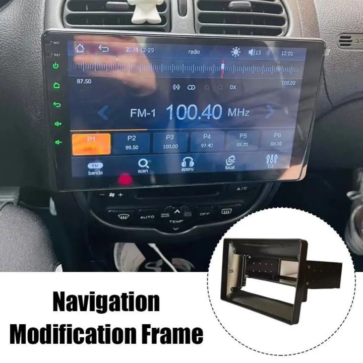 NEW 9/10.1 inch Navigation Panel Frame 1DIN Universal Fit Car Radio ...