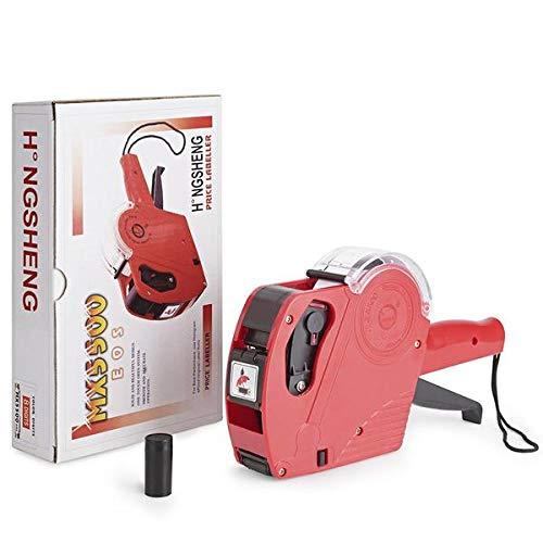 8 Digits Price Labeler Printing Rate Printer Label Gun - Assorted Color