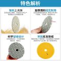 Stone Polishing Pad Three-Step Water Grinding Pad 123 High-Speed Grinding Disc 4 Angle Grinder-Inch Renovation Marble Granite. 