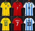 Premium Football Team Jersey For Men & Women | Brazil Portugal Argentina. 