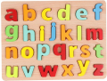 Toys World | Wooden Educational Puzzle Board for Kids – Alphabets, Numbers & Shapes Learning Toy (30x23cm) Big Size. 