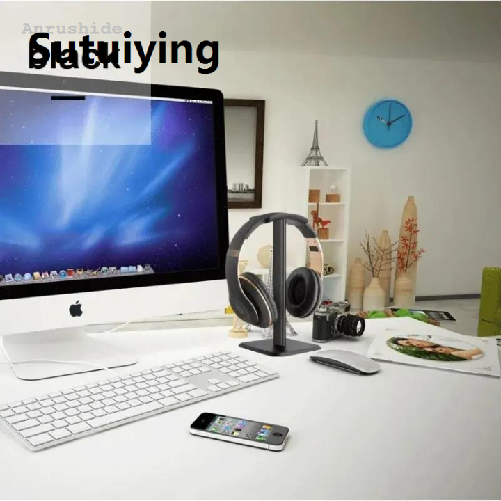 Sutuiying%20Fashion%20Anrushide%201PCS%20Headphone%20Holder%20Universal%20Head-mounted%20Headphone%20Rack%20Computer%20Fashion%20Gaming%20E%20Fports%20Ear%20Music%20Desktop%20Storage%20Rack%20Hook%20-%20Image%205