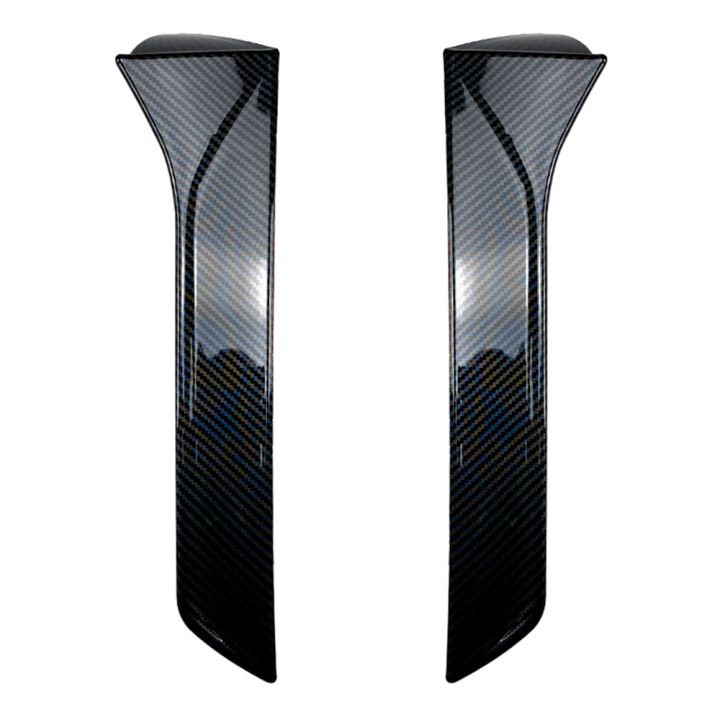 OUMERY Car Window Trim Lip Spoiler for Seat 5F FR Mk3 MK3.5 Rear Roof Wing Side Edge Tail Flap Spoiler Lip Carbon Fiber