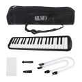 37 Keys Melodica Instrument Melodica Air Piano Keyboard with 2 oft Blow Pipe 2 Blowing Nozzles. 