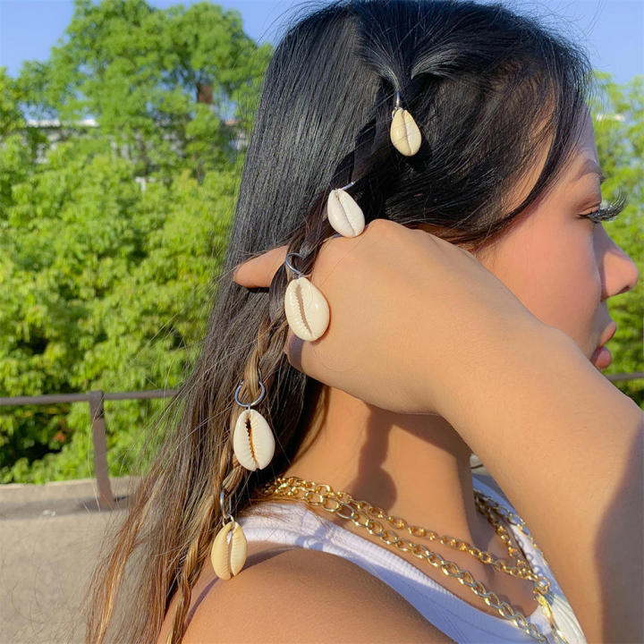 Golden Hair beads DIY Dreadlock accessories Cuffs Hair braid for Party accessories Festival