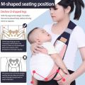 Baby Sling Carrier Newborn To Toddler Up To 14 kg, Lightweight , Adjustable Baby Wrap Hip Seat Carrier. 