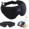 Sutuiying VIP Sleep Headphones, Bluetooth 5.0 Wireless 3D Eye Mask, Headset with Microphone, Side Breathable, Sleeper, Travel Phone and Music. 