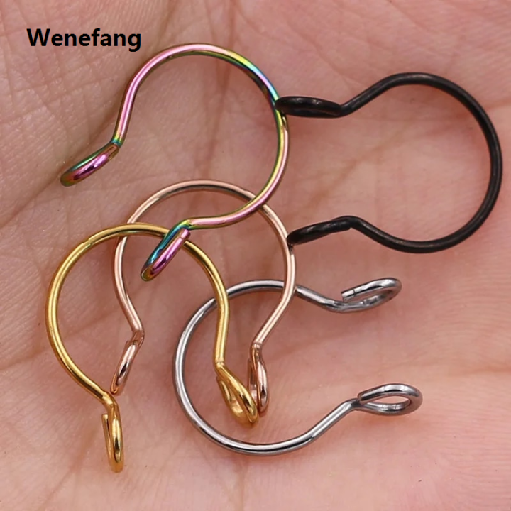 Wenefang%201Pc%2010mm%20Zircon%20Septum%20Piercing%20Nose%20Ring%20Hoop%20nose%20For%20Girl%20Men%20Faux%20Body%20Clip%20Rings%20non%20Body%20Jewelry%20Non-Pierced%20-%20Image%205