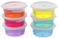 For Kids Plastilina Slime Para Jugar, Cristal Gel Unidades (Set Of 6). 