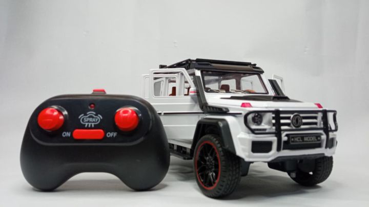 Remote Control Car, Mercedes Benz G Series Designed By HCF, 1:22 Die Cast, Openable Doors, Booth, Bonnet, Humidity Fire Exhaust, Chargeable Battery